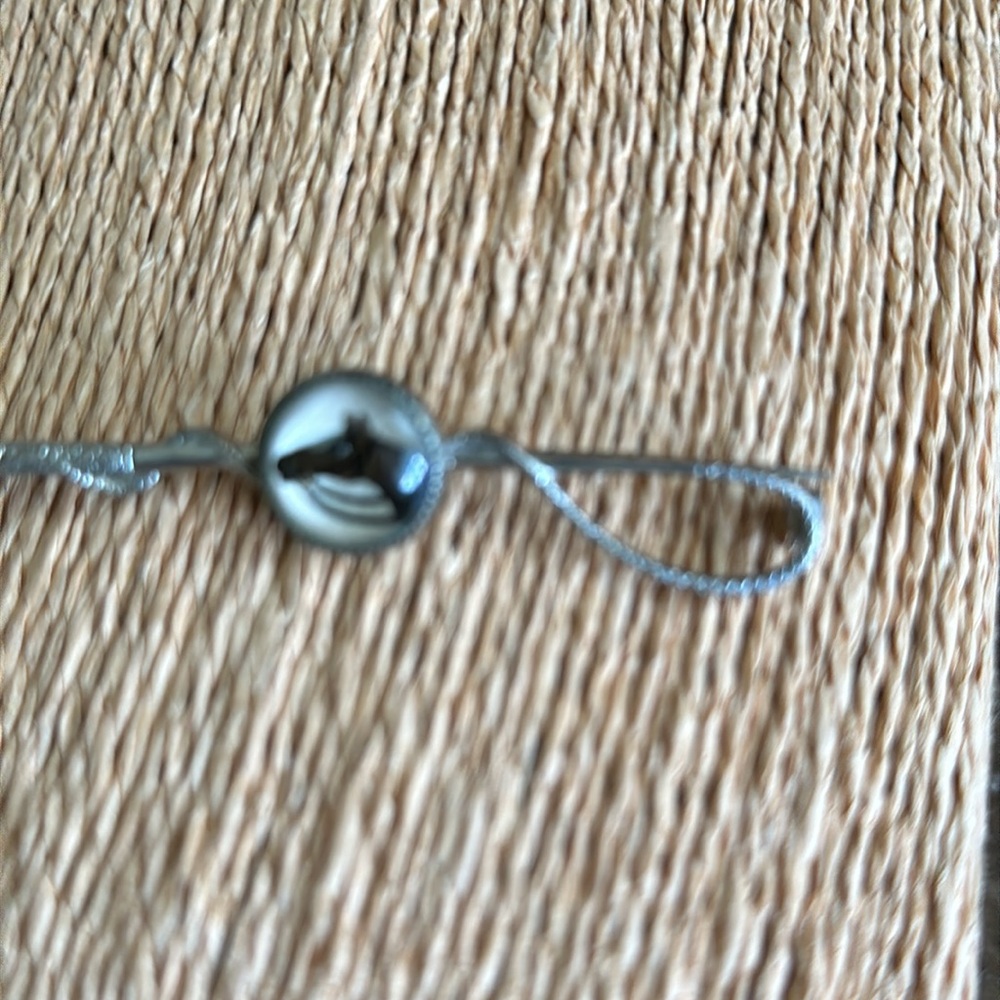 Vintage horse and riding crop Reverse painting equestrian silver tone brooch - Picture 4 of 10
